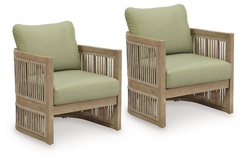 Serena Shores Outdoor Lounge Chair (Set of 2) - Casa Morelos / Coahuila Furniture (Oklahoma City, OK)