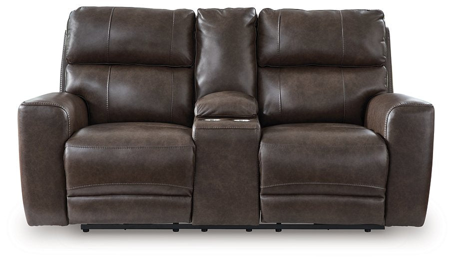 Crossplex Power Reclining Loveseat with Console - Casa Morelos / Coahuila Furniture (Oklahoma City, OK)