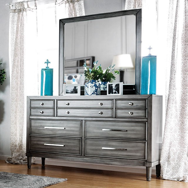 DAPHNE Gray Dresser - Casa Morelos / Coahuila Furniture (Oklahoma City, OK)