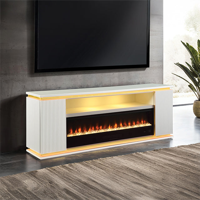 Medea 71" TV Stand w/ Electric Fire Place - Casa Morelos / Coahuila Furniture (Oklahoma City, OK)