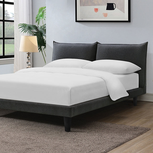 Verwood Bed Gray & Light Gray - Casa Morelos / Coahuila Furniture (Oklahoma City, OK)