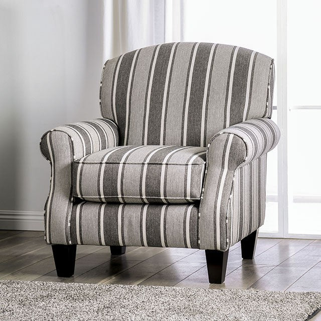 Ames Striped Chair - Casa Morelos / Coahuila Furniture (Oklahoma City, OK)