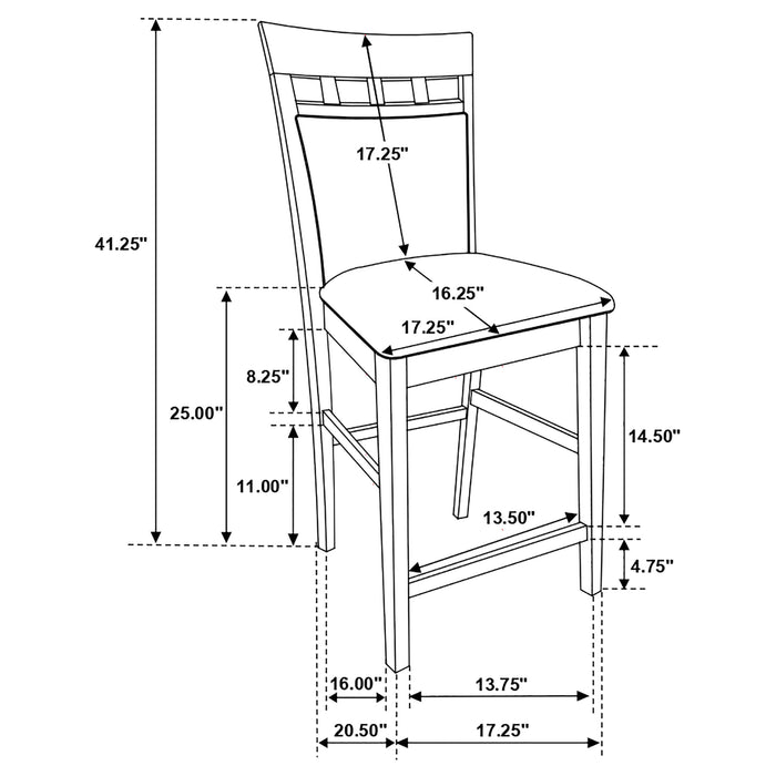 Gabriel Counter Height Dining Sets - Casa Morelos / Coahuila Furniture (Oklahoma City, OK)