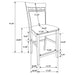 Gabriel Counter Height Dining Sets - Casa Morelos / Coahuila Furniture (Oklahoma City, OK)
