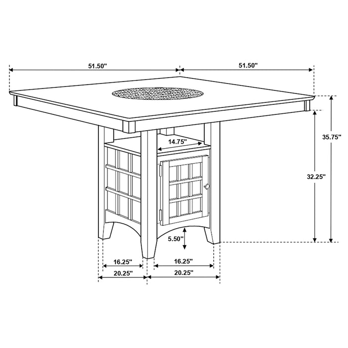 Gabriel Counter Height Dining Sets - Casa Morelos / Coahuila Furniture (Oklahoma City, OK)