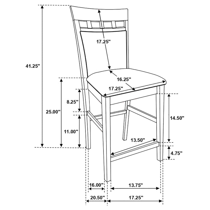 Gabriel Counter Height Dining Sets - Casa Morelos / Coahuila Furniture (Oklahoma City, OK)