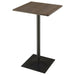 Cavalier 3-piece Square Bar Table Set Dark Elm and Black - Casa Morelos / Coahuila Furniture (Oklahoma City, OK)