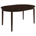 Gabriel 5-piece Extension Leaf Dining Table Set Cappuccino - Casa Morelos / Coahuila Furniture (Oklahoma City, OK)