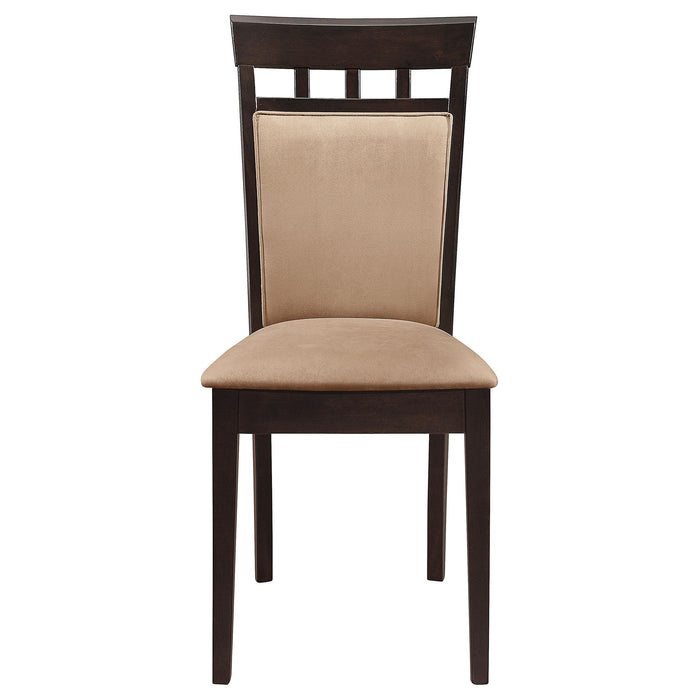 Gabriel 5-piece Extension Leaf Dining Table Set Cappuccino - Casa Morelos / Coahuila Furniture (Oklahoma City, OK)
