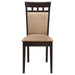 Gabriel 5-piece Extension Leaf Dining Table Set Cappuccino - Casa Morelos / Coahuila Furniture (Oklahoma City, OK)