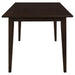 Gabriel 5-piece Rectangular 59-inch Closed Back Dining Set Cappuccino - Casa Morelos / Coahuila Furniture (Oklahoma City, OK)