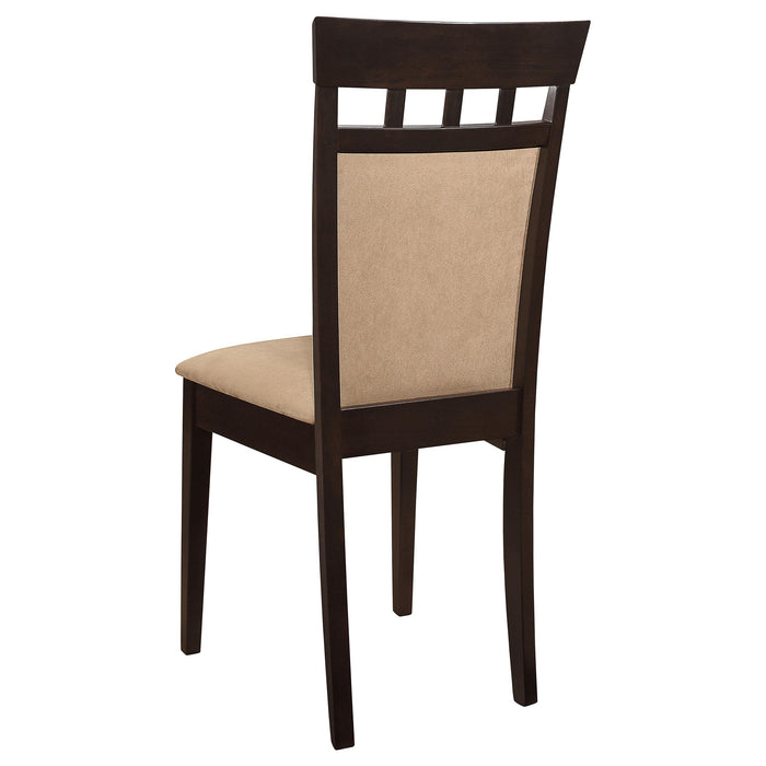Gabriel 5-piece Rectangular 59-inch Closed Back Dining Set Cappuccino - Casa Morelos / Coahuila Furniture (Oklahoma City, OK)