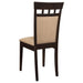 Gabriel 5-piece Rectangular 59-inch Closed Back Dining Set Cappuccino - Casa Morelos / Coahuila Furniture (Oklahoma City, OK)