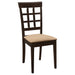Gabriel 5-piece Rectangular 59-inch Dining Set Cappuccino - Casa Morelos / Coahuila Furniture (Oklahoma City, OK)