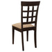 Gabriel 5-piece Rectangular 59-inch Dining Set Cappuccino - Casa Morelos / Coahuila Furniture (Oklahoma City, OK)