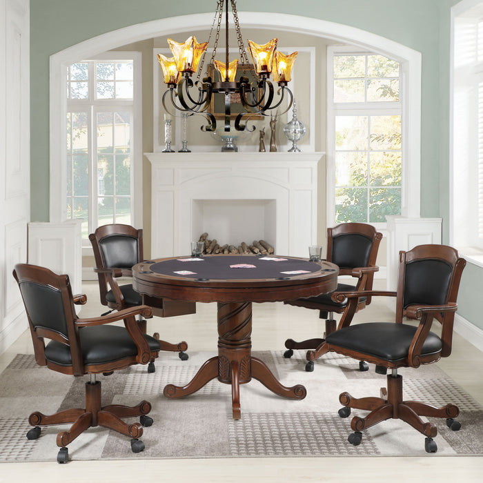 Turk 5 Pc Game Table Sets - Casa Morelos / Coahuila Furniture (Oklahoma City, OK)