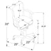 Mitchell 5 Pc Game Table Sets - Casa Morelos / Coahuila Furniture (Oklahoma City, OK)