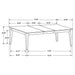 Louise Dining Sets - Casa Morelos / Coahuila Furniture (Oklahoma City, OK)