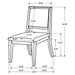 Louise Dining Sets - Casa Morelos / Coahuila Furniture (Oklahoma City, OK)