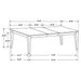 Louise Dining Sets - Casa Morelos / Coahuila Furniture (Oklahoma City, OK)