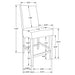 Stanton Counter Height Dining Sets - Casa Morelos / Coahuila Furniture (Oklahoma City, OK)
