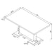Anges 5 Pc Dining Sets - Casa Morelos / Coahuila Furniture (Oklahoma City, OK)