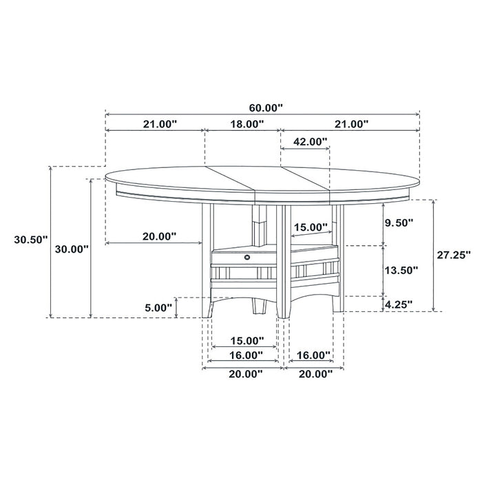 Lavon 5 Pc Dining Sets - Casa Morelos / Coahuila Furniture (Oklahoma City, OK)