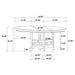 Lavon 5 Pc Counter Height Dining Sets - Casa Morelos / Coahuila Furniture (Oklahoma City, OK)