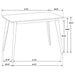 Kersey 5 Pc Dining Sets - Casa Morelos / Coahuila Furniture (Oklahoma City, OK)