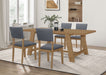 Sharon 5 Pc Dining Sets Gray - Casa Morelos / Coahuila Furniture (Oklahoma City, OK)