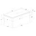 Carone Dining Sets - Casa Morelos / Coahuila Furniture (Oklahoma City, OK)