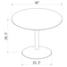 Lowry 5 Pc Dining Set - Casa Morelos / Coahuila Furniture (Oklahoma City, OK)