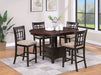 Lavon 5 Pc Counter Height Dining Sets - Casa Morelos / Coahuila Furniture (Oklahoma City, OK)