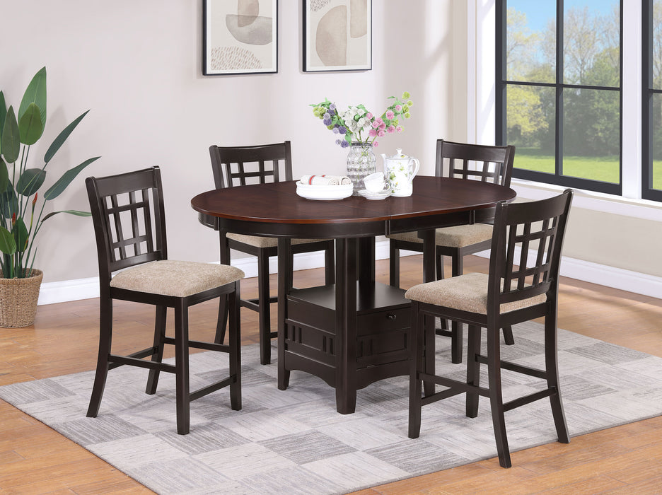 Lavon 5 Pc Counter Height Dining Sets - Casa Morelos / Coahuila Furniture (Oklahoma City, OK)