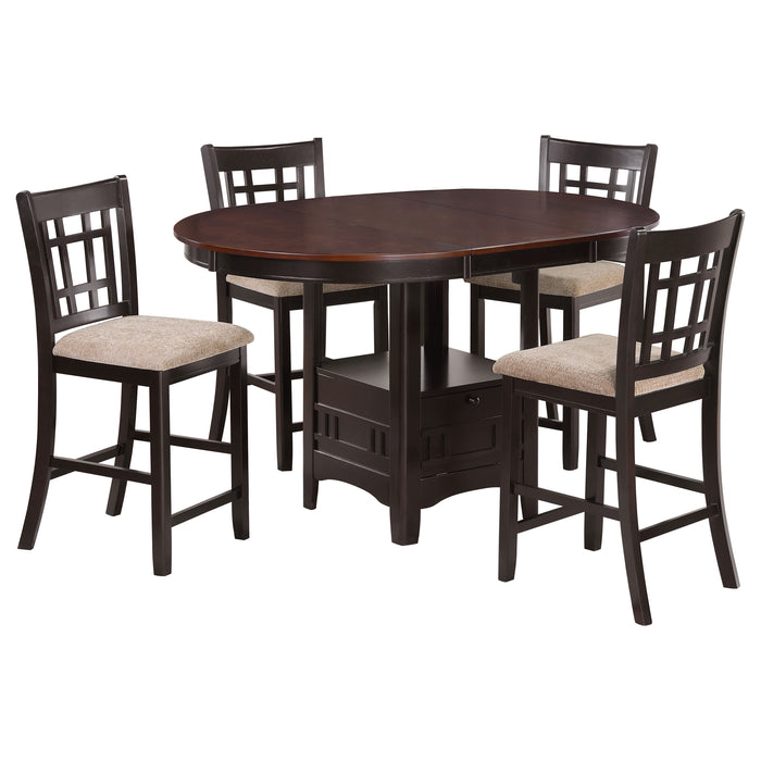 Lavon 5 Pc Counter Height Dining Sets - Casa Morelos / Coahuila Furniture (Oklahoma City, OK)