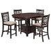 Lavon 5 Pc Counter Height Dining Sets - Casa Morelos / Coahuila Furniture (Oklahoma City, OK)