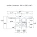 Lavon 5 Pc Counter Height Dining Sets - Casa Morelos / Coahuila Furniture (Oklahoma City, OK)