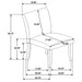 Cantley Side Chairs - Casa Morelos / Coahuila Furniture (Oklahoma City, OK)