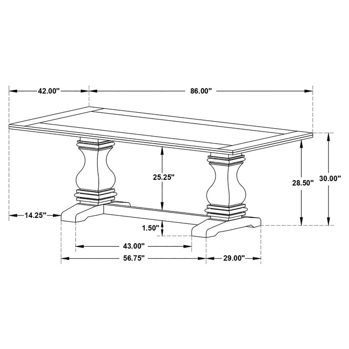 Parkins Dining Sets - Casa Morelos / Coahuila Furniture (Oklahoma City, OK)