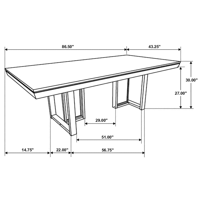 Kelly Dining Sets - Casa Morelos / Coahuila Furniture (Oklahoma City, OK)