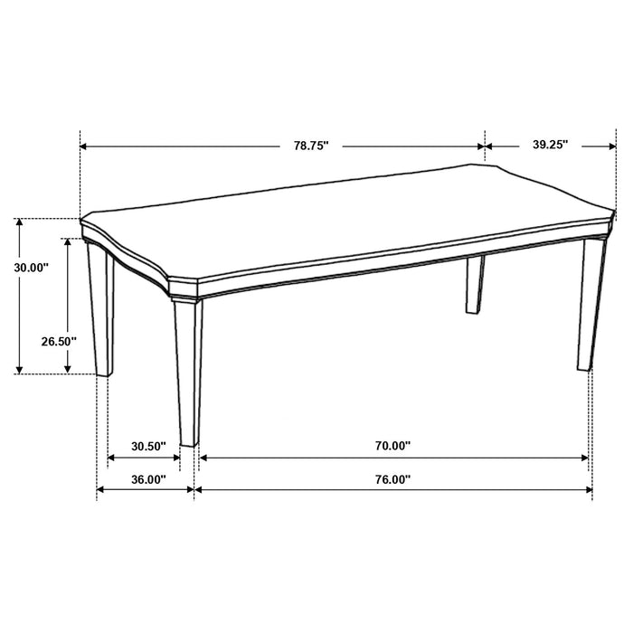 Ronnie Dining Sets - Casa Morelos / Coahuila Furniture (Oklahoma City, OK)