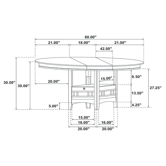 Lavon 5 Pc Dining Sets - Casa Morelos / Coahuila Furniture (Oklahoma City, OK)