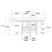 Lavon 5 Pc Dining Sets - Casa Morelos / Coahuila Furniture (Oklahoma City, OK)