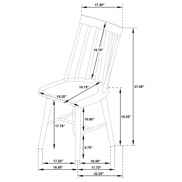Middleton Side Chairs - Casa Morelos / Coahuila Furniture (Oklahoma City, OK)