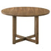 Crestmore 5-piece 46-inch Round Wood Dining Table Set Walnut - Casa Morelos / Coahuila Furniture (Oklahoma City, OK)