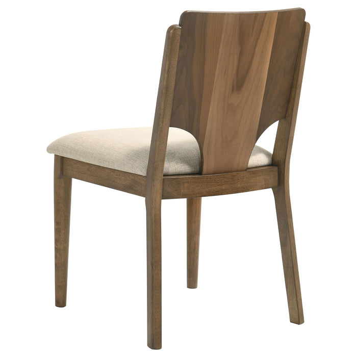 Crestmore 5-piece 46-inch Round Wood Dining Table Set Walnut - Casa Morelos / Coahuila Furniture (Oklahoma City, OK)