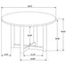 Crestmore 5-piece 46-inch Round Wood Dining Table Set Walnut - Casa Morelos / Coahuila Furniture (Oklahoma City, OK)