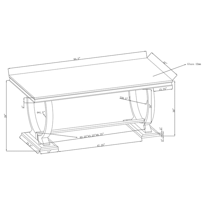 Antoine Dining Sets - Casa Morelos / Coahuila Furniture (Oklahoma City, OK)
