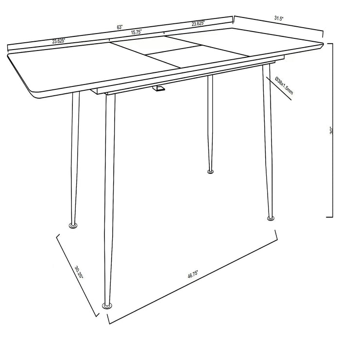 Horizon Dining Sets - Casa Morelos / Coahuila Furniture (Oklahoma City, OK)