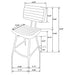 Partridge Counter Height Dining Sets - Casa Morelos / Coahuila Furniture (Oklahoma City, OK)